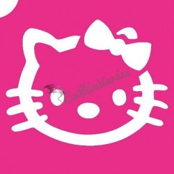 Hello Kitty 02 csillámtetoválás sablon